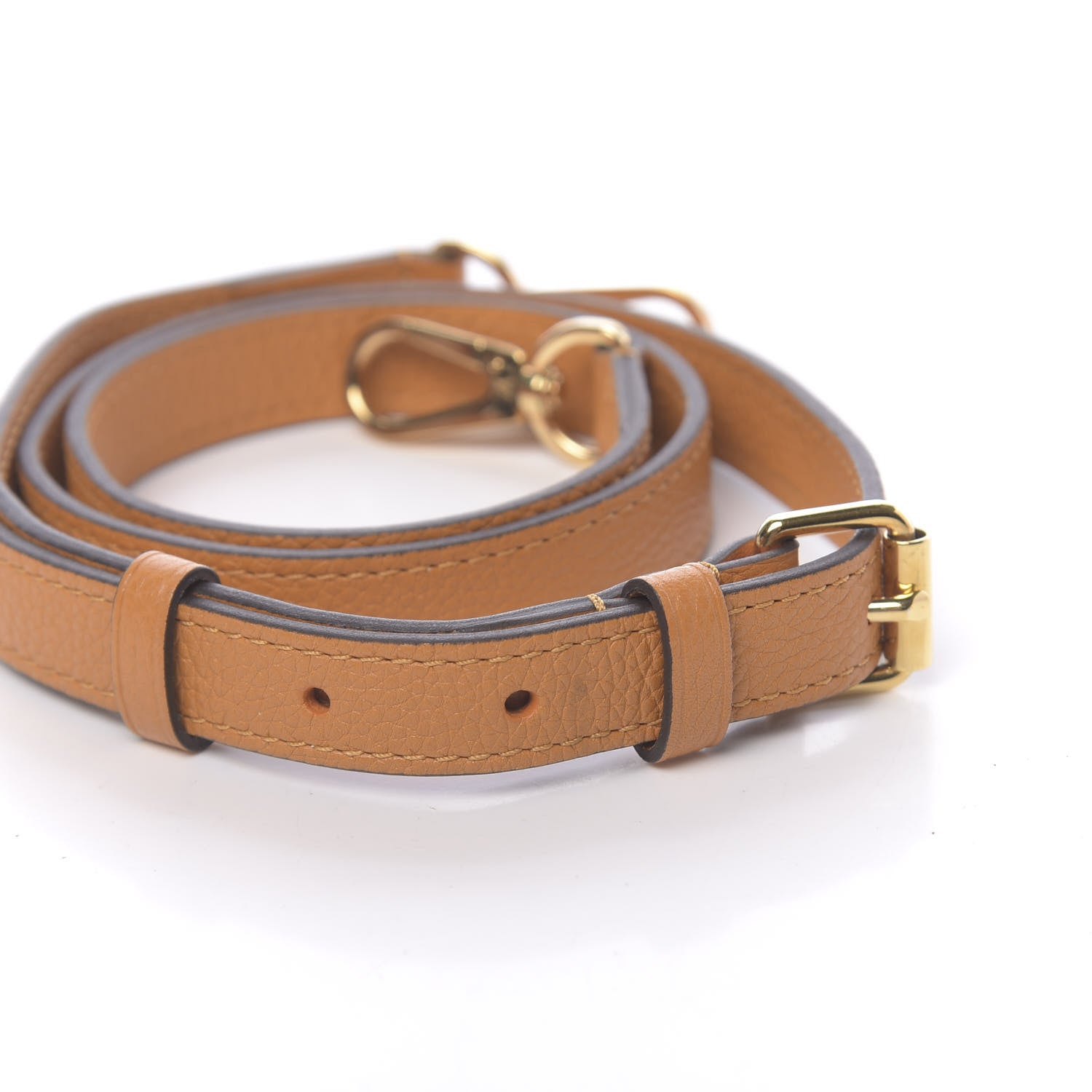 Louis Vuitton Calfskin Capucines Adjustable Shoulder Strap Papyrus 3 of 4