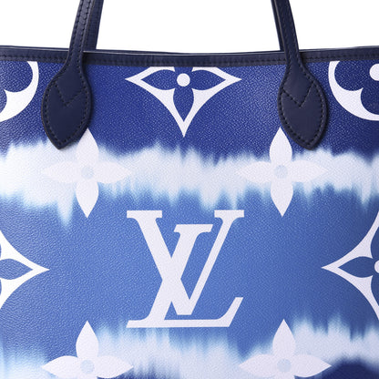 Louis Vuitton Monogram Escale Neverfull MM Blue 11 of 11