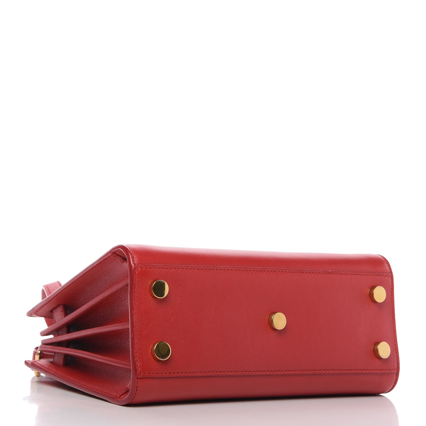 Calfskin Nano Sac De Jour Lipstick Red
