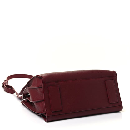 Saint Laurent Grained Calfskin Small Supple Sac De Jour Dark Pallisandre 3 of 4