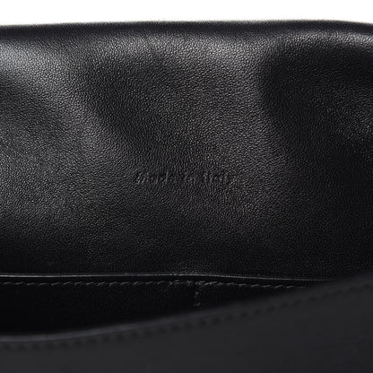 Celine Lambskin Flap Clasp Shoulder Bag Black 7 of 14
