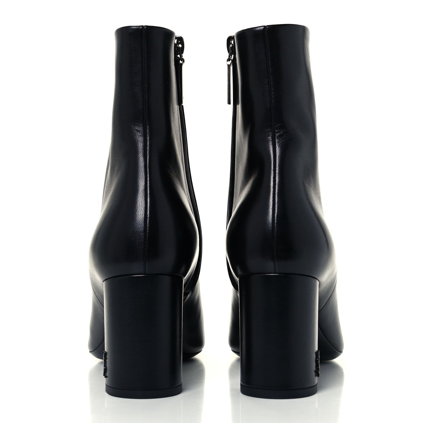 Nappa Vendome Loulou Ankle Zip Boot 39 Black