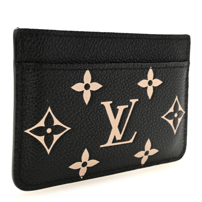 Louis Vuitton Empreinte Card Holder Black Beige 3 of 7