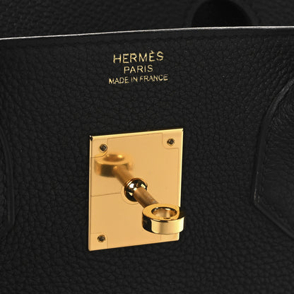 Hermes Togo Birkin 30 Black 6 of 13