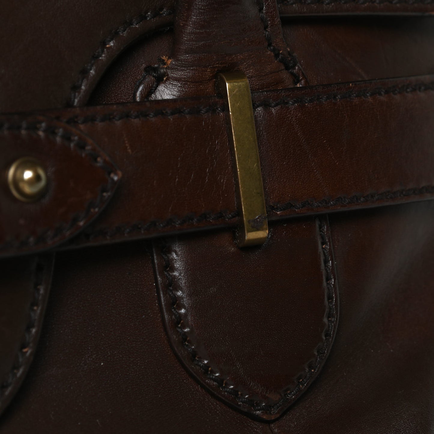 Calfskin GG Reins Brown