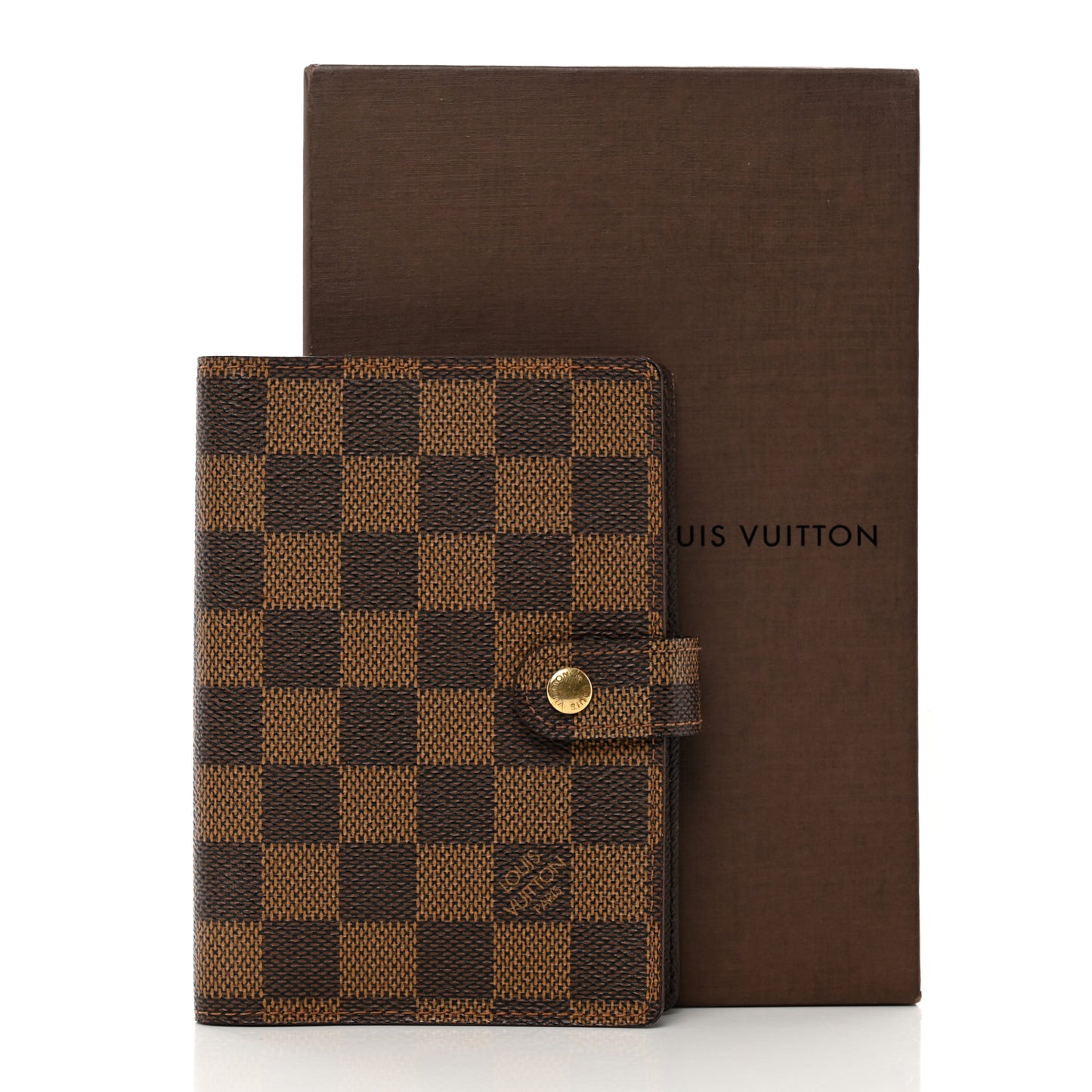 Damier Ebene Small Ring Agenda Cover