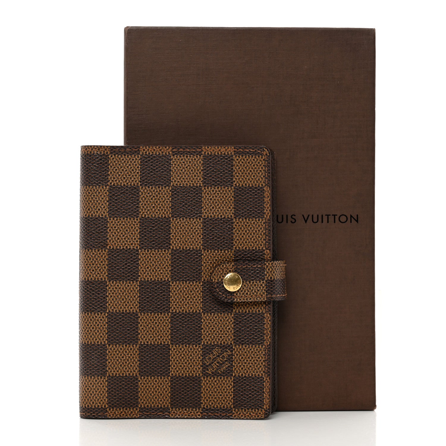 Louis Vuitton Damier Ebene Small Ring Agenda Cover 9 of 9