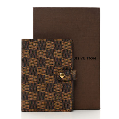 Louis Vuitton Damier Ebene Small Ring Agenda Cover 9 of 9