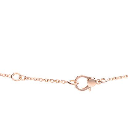 Hermes 18K Rose Gold Diamond Finesse Pendant Necklace 4 of 6