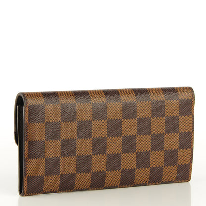 Louis Vuitton Damier Ebene Emilie Wallet 3 of 7