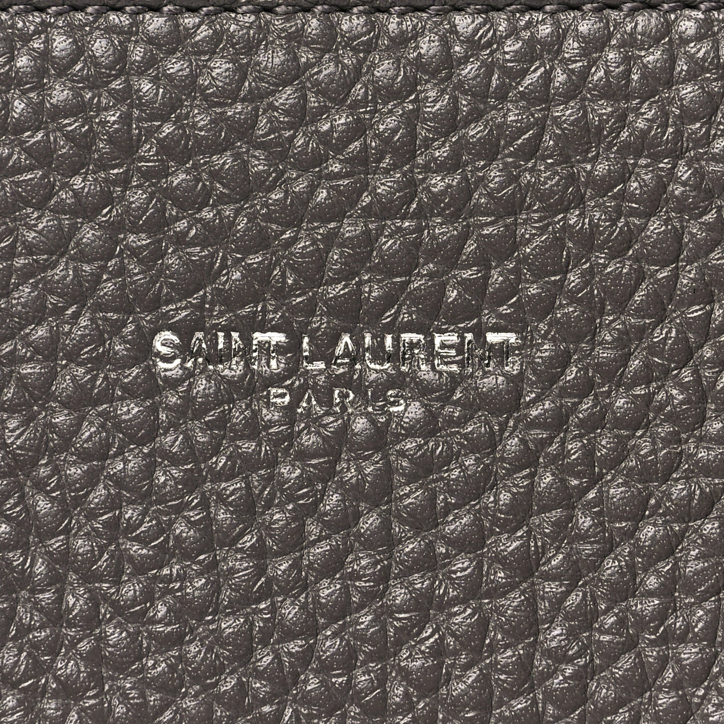 Grained Calfskin Small Sac De Jour Fog