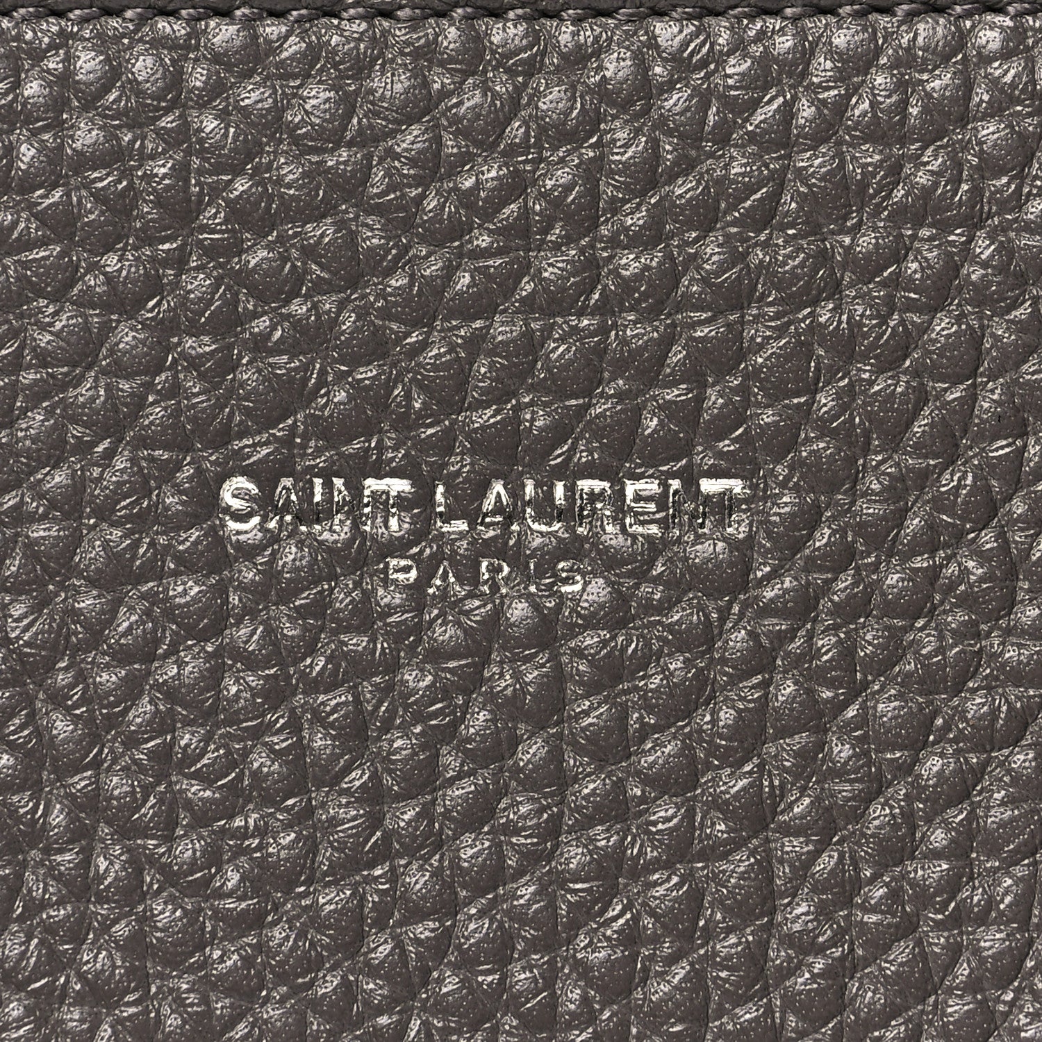 Saint Laurent Grained Calfskin Small Sac De Jour Fog 9 of 9