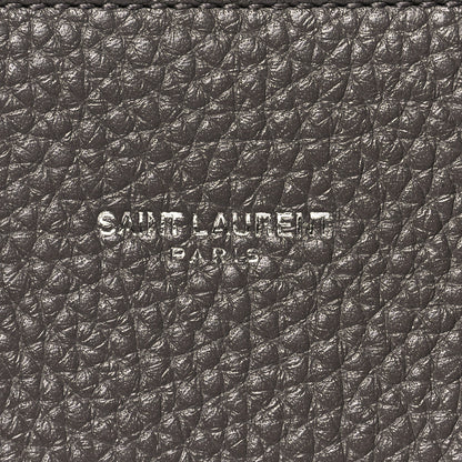 Saint Laurent Grained Calfskin Small Sac De Jour Fog 9 of 9