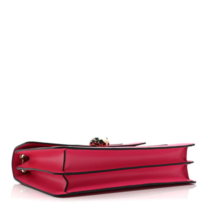 Bulgari Calfskin Serpenti Forever Shoulder Bag Pink 5 of 11