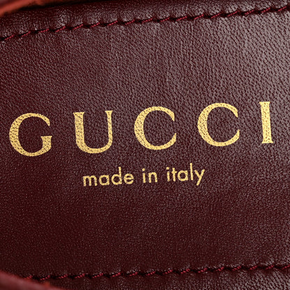 Gucci Soft Clove Calfskin Womens Horsebit Driver Loafers 40 Rosso Ancora 7 of 9