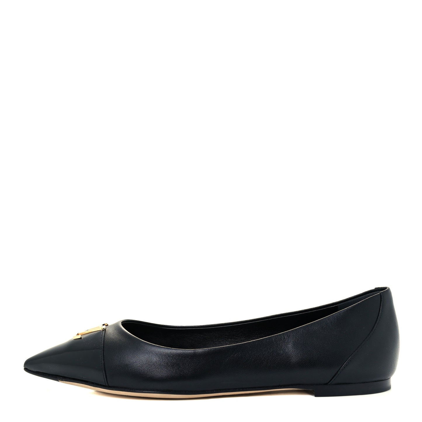 Lambskin Capucines Flat Ballerinas 40 Black