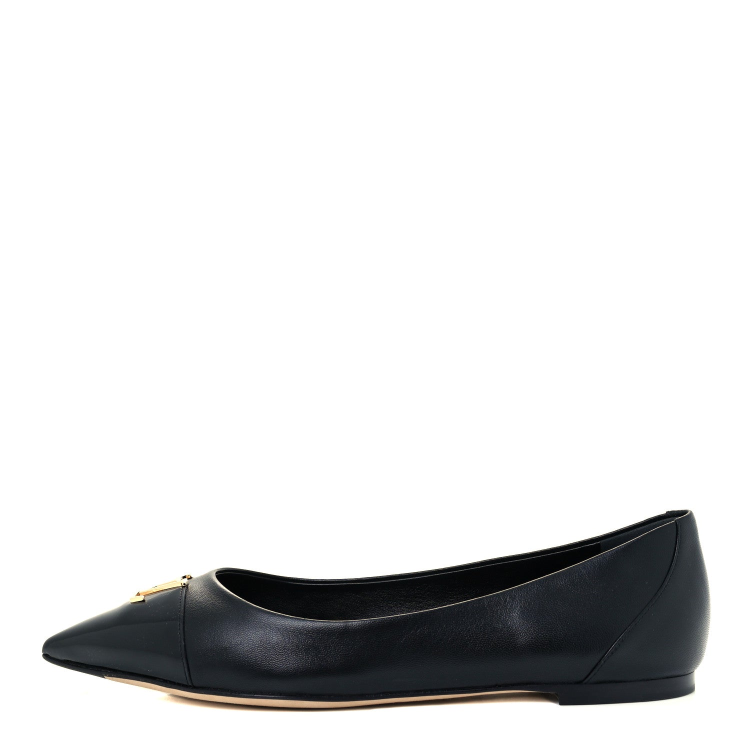 Louis Vuitton Lambskin Capucines Flat Ballerinas 40 Black 1 of 11