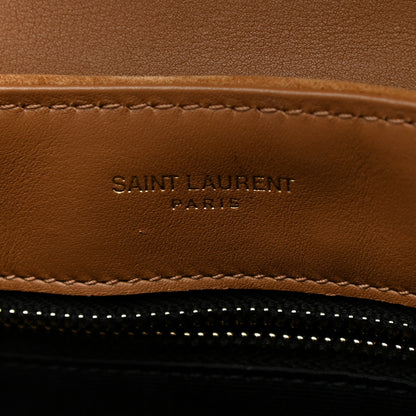 Saint Laurent Suede Toy Loulou Shoulder Bag Cinnamon 7 of 13