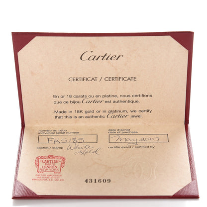 Cartier 18K White Gold Long Station LOVE Necklace 5 of 6
