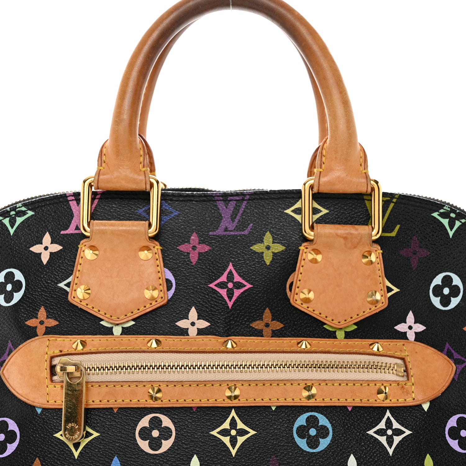 Louis Vuitton Monogram Multicolor Alma Black 8 of 17