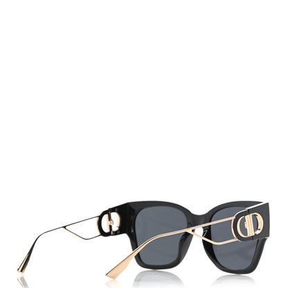 Christian Dior Rectangular 30 Montaigne 1 Sunglasses Black Gold 4 of 10