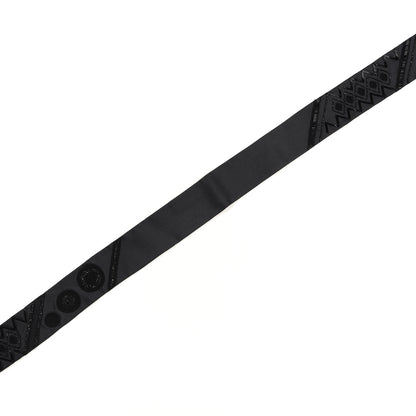 Hermes Silk Beaded Precieux Art Deco Ribbon Twilly Black 3 of 4