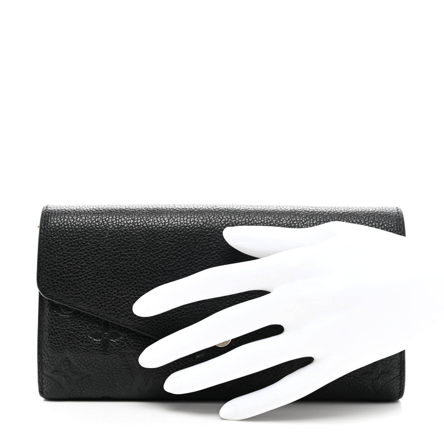 Louis Vuitton Empreinte Sarah Wallet NM Black 2 of 7
