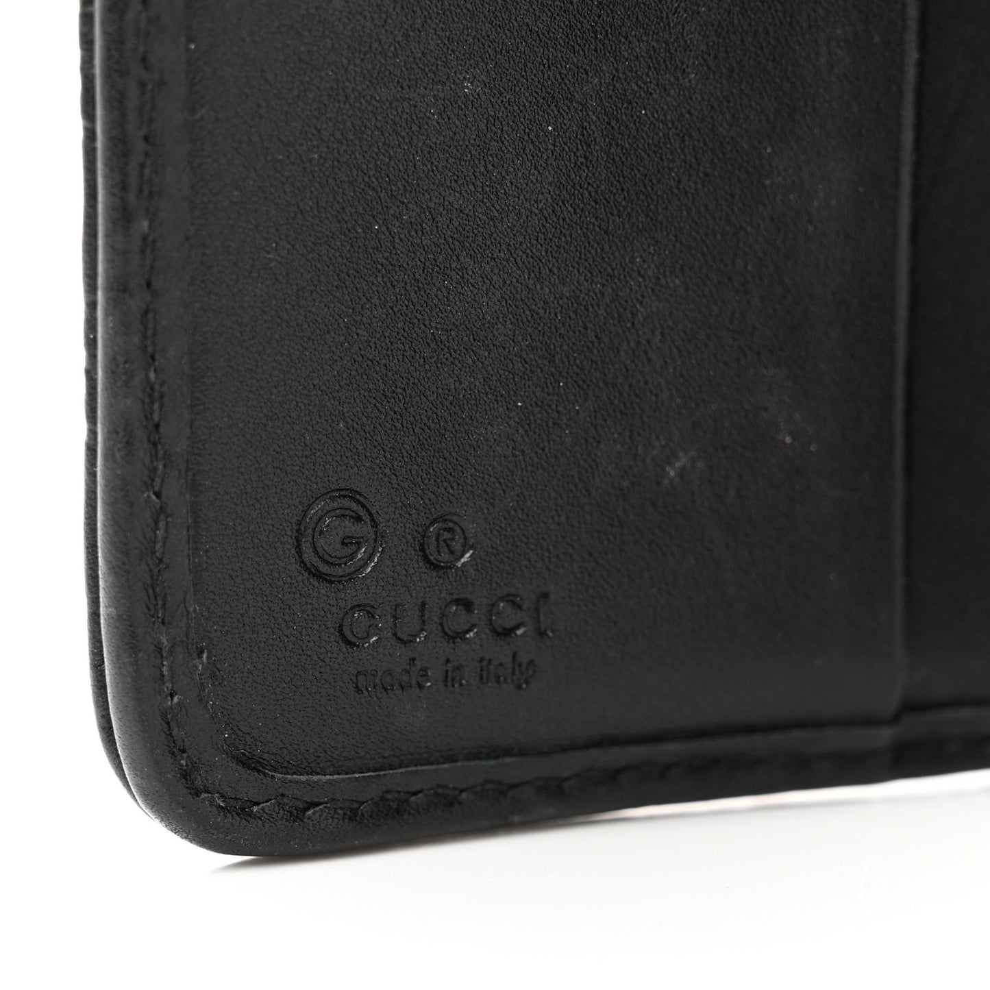Microguccissima Compact Wallet Black