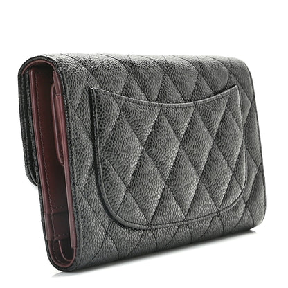 Chanel Caviar Quilted Large Flap Wallet Black 3 of 11