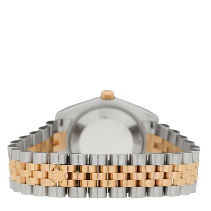 Rolex Stainless Steel 18K Everose Gold Diamond 31mm Oyster Perpetual Datejust Watch Pink 178271 3 of 5