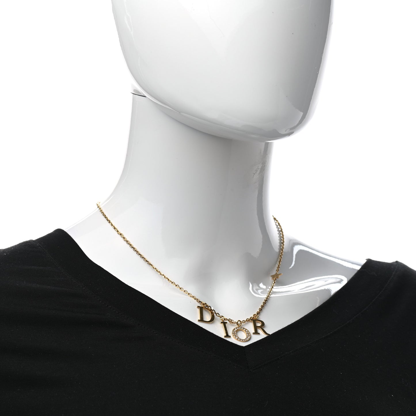 Crystal Dio(r)evolution Necklace Gold