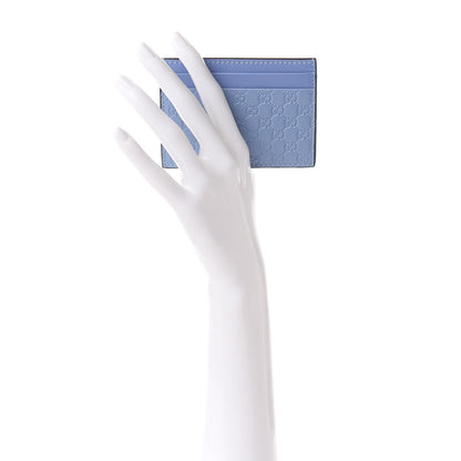 Gucci Microguccissima Card Holder Mineral Blue 2 of 6