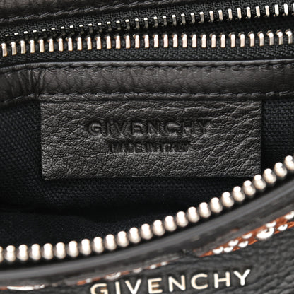 Givenchy Calfskin Small Studded Pandora Black Brown 6 of 10