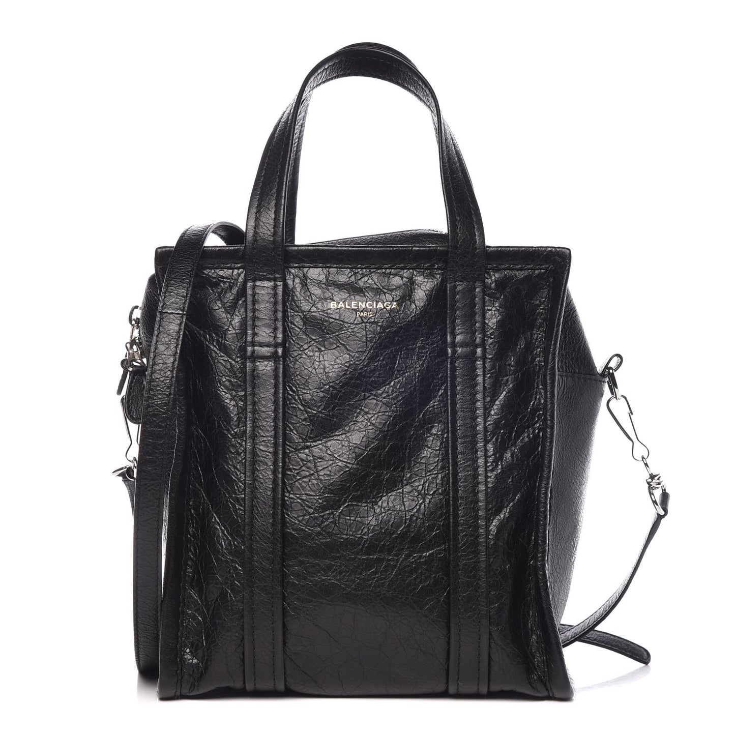 Agneau XS Bazar Shopper Tote Black