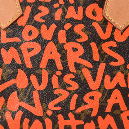 Louis Vuitton Monogram Graffiti Speedy 30 Orange 13 of 13