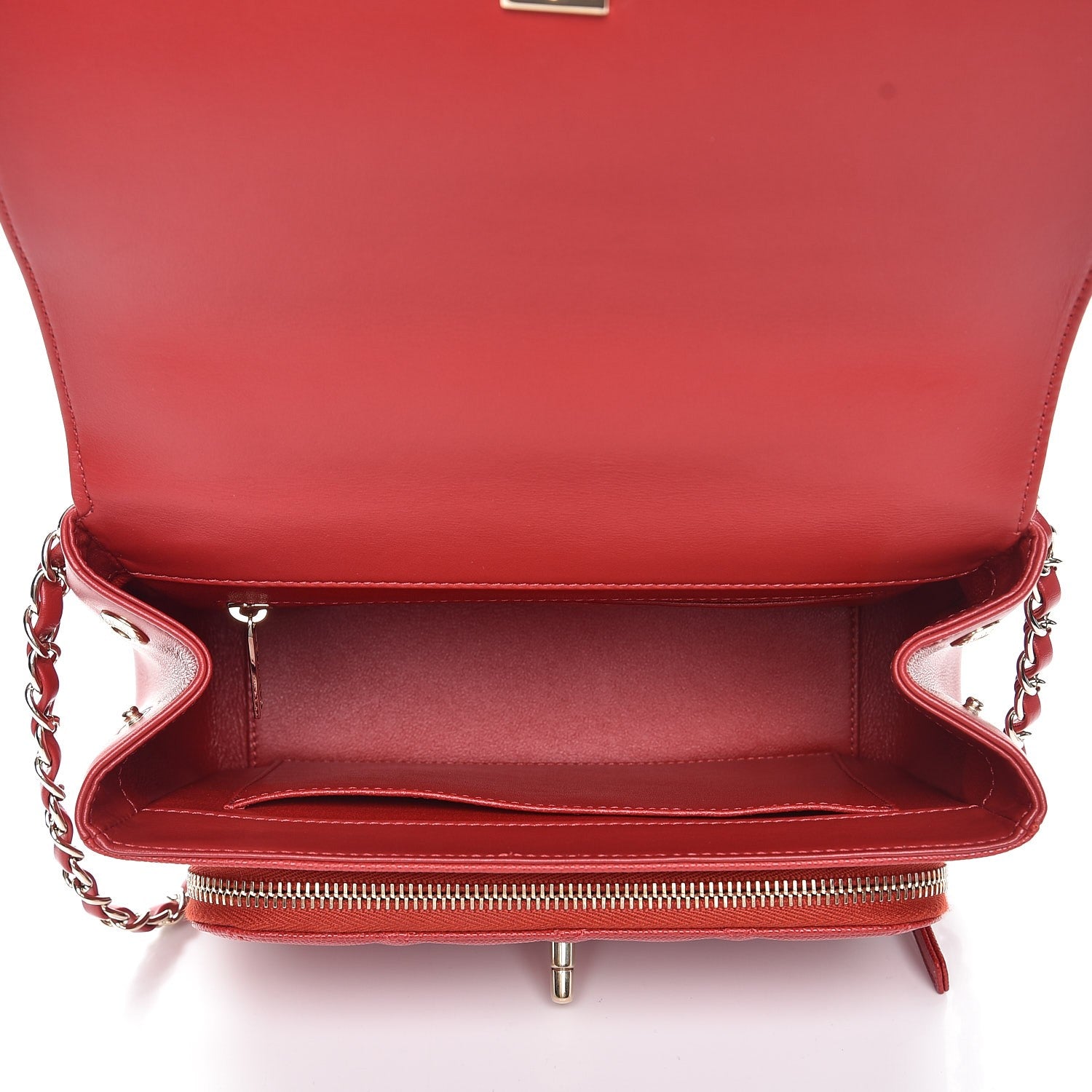 Chanel Caviar Quilted Small Business Affinity Flap Red 5 of 8