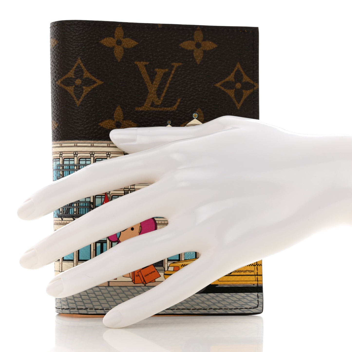 Monogram 2022 Christmas Animation New York Soho Passport Cover Yellow