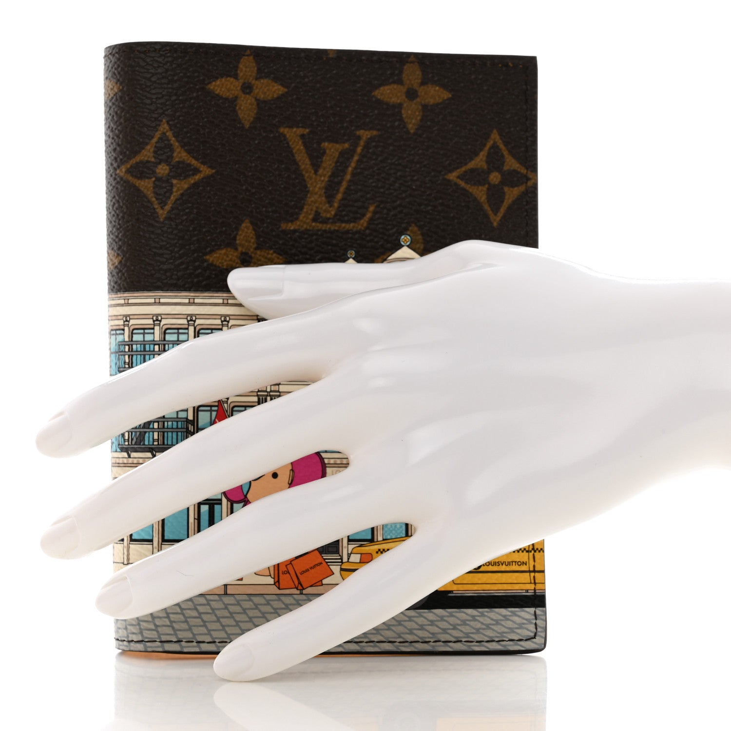 Louis Vuitton Monogram 2022 Christmas Animation New York Soho Passport Cover Yellow 2 of 7