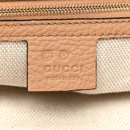 Gucci Pebbled Calfskin Medium Soho Chain Shoulder Bag Camelia 5 of 10