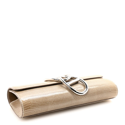 Hermes Lizard Egee Clutch Ficelle 4 of 6