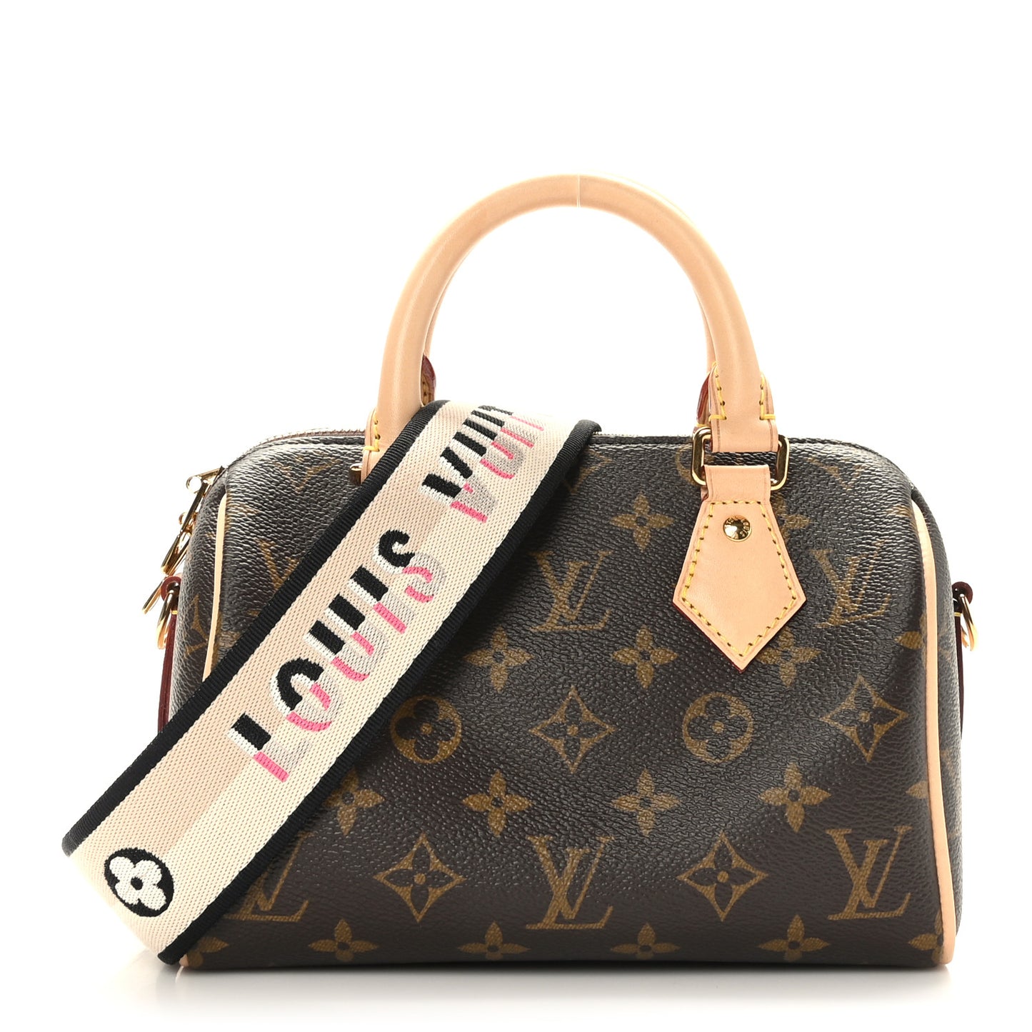 Monogram Speedy Bandouliere 20 Black