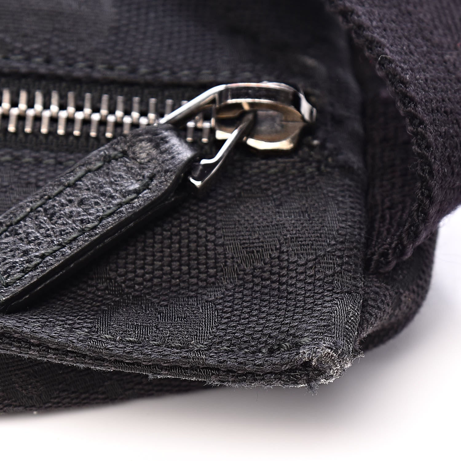 Gucci GG Monogram Double Pocket Belt Bag Black 11 of 18