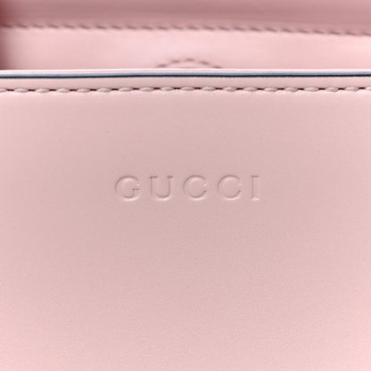 Gucci Nappa Bamboo Web Mini Nymphaea Top Handle Bag Perfect Pink Mystic White 7 of 13