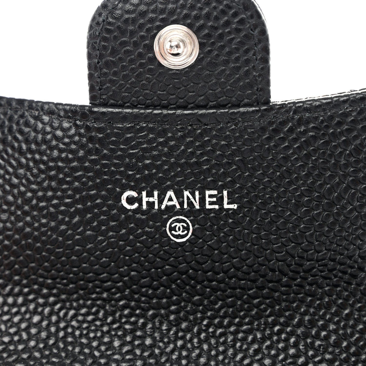 Chanel Caviar Quilted Flap Card Holder Wallet Black 6 of 8
