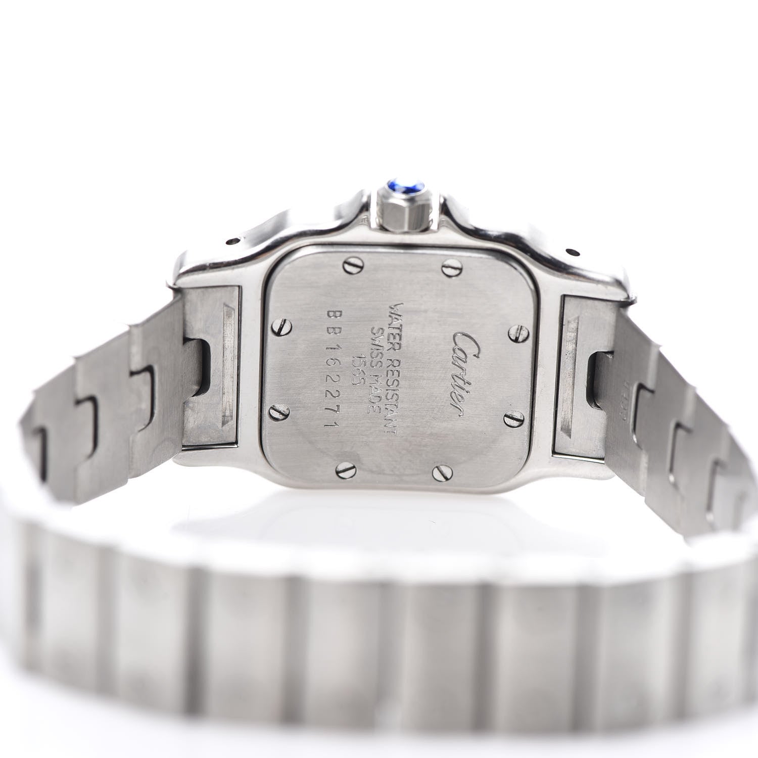 Cartier Stainless Steel 24mm Santos de Cartier Galbee Quartz Watch 5 of 8
