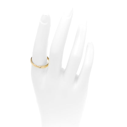 Tiffany 18K Yellow Gold Narrow Nesting Band Ring 62 10 2 of 5