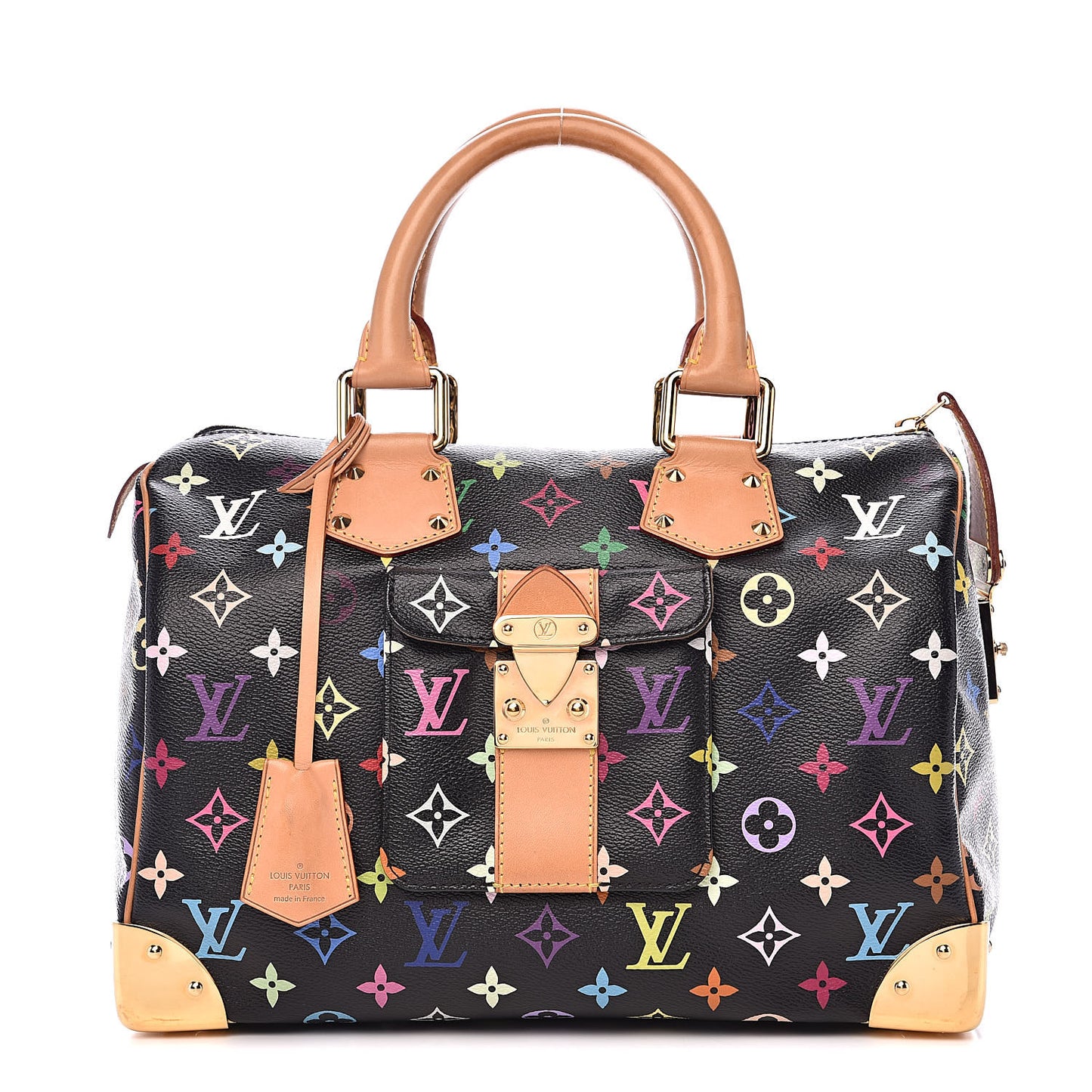 Monogram Multicolor Speedy 30 Black