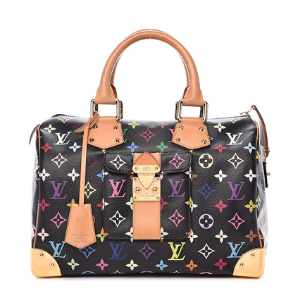 Louis Vuitton Monogram Multicolor Speedy 30 Black 1 of 13