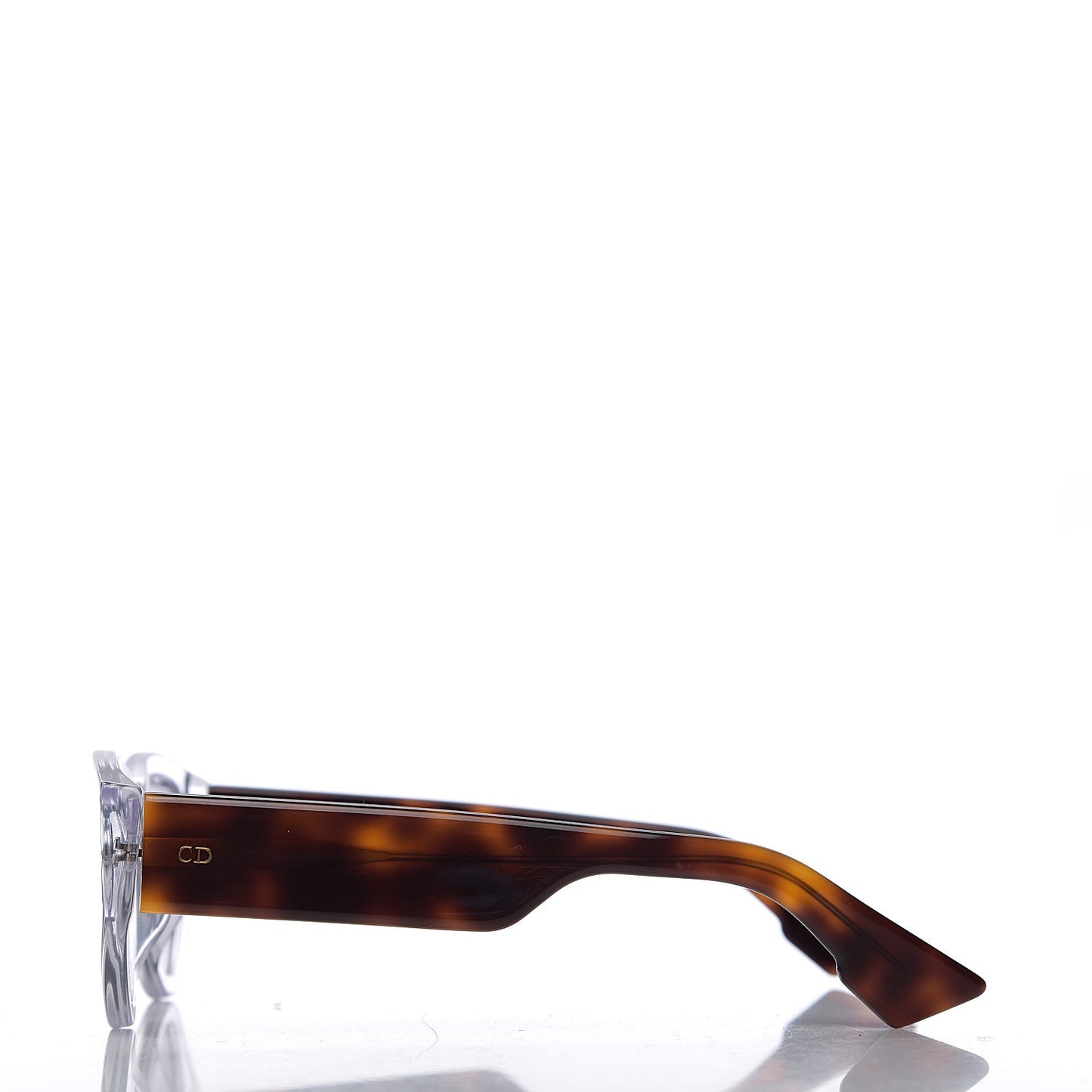 Spirit 2 Oval Sunglasses Transparent Tortoise