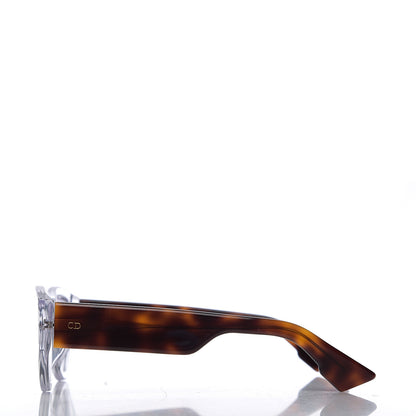 Christian Dior Spirit 2 Oval Sunglasses Transparent Tortoise 3 of 9